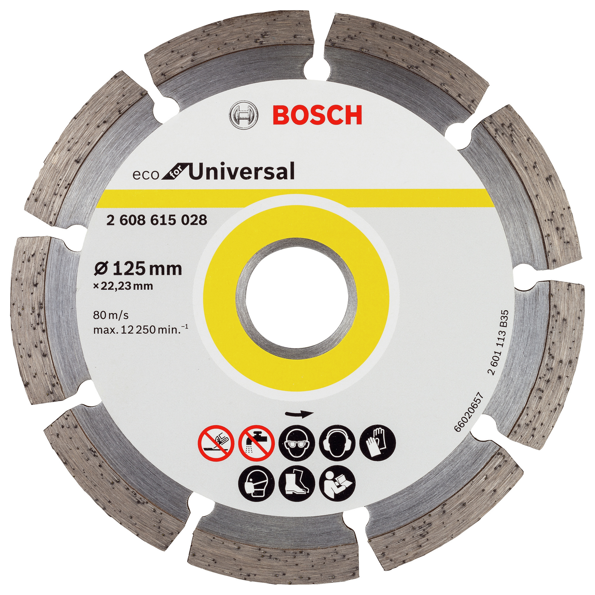 DIAMANTSKIVA 125X22,2MM ECO UNIVERSAL - Bosch
