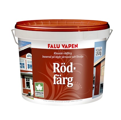 RÖDFÄRG FALU VAPEN FALURÖD 10LRÖDFÄRG FALURÖD PENSELKVAL.