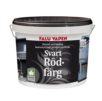 RÖDFÄRG FALU VAPEN SVART 4L RÖDFÄRG SVART PENSELKVALITÉT