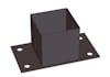 STOLPSKO SVART 71X71X70 MM