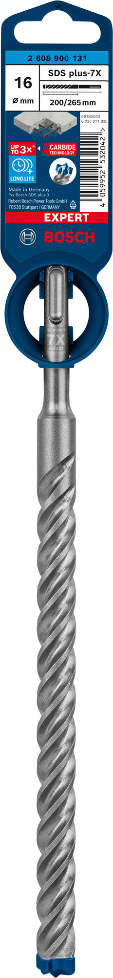 HAMMARBORR PLUS-7X 16X265MM - Bosch