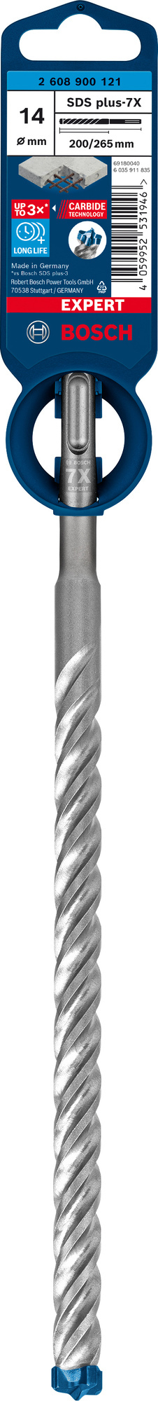 HAMMARBORR PLUS-7X 14X265MM - Bosch