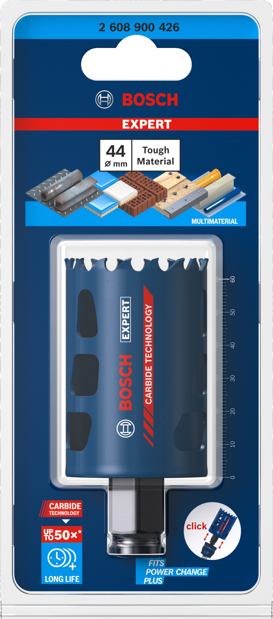 HÅLSÅG POWERCHANGE 44MM CARBIDE - Bosch