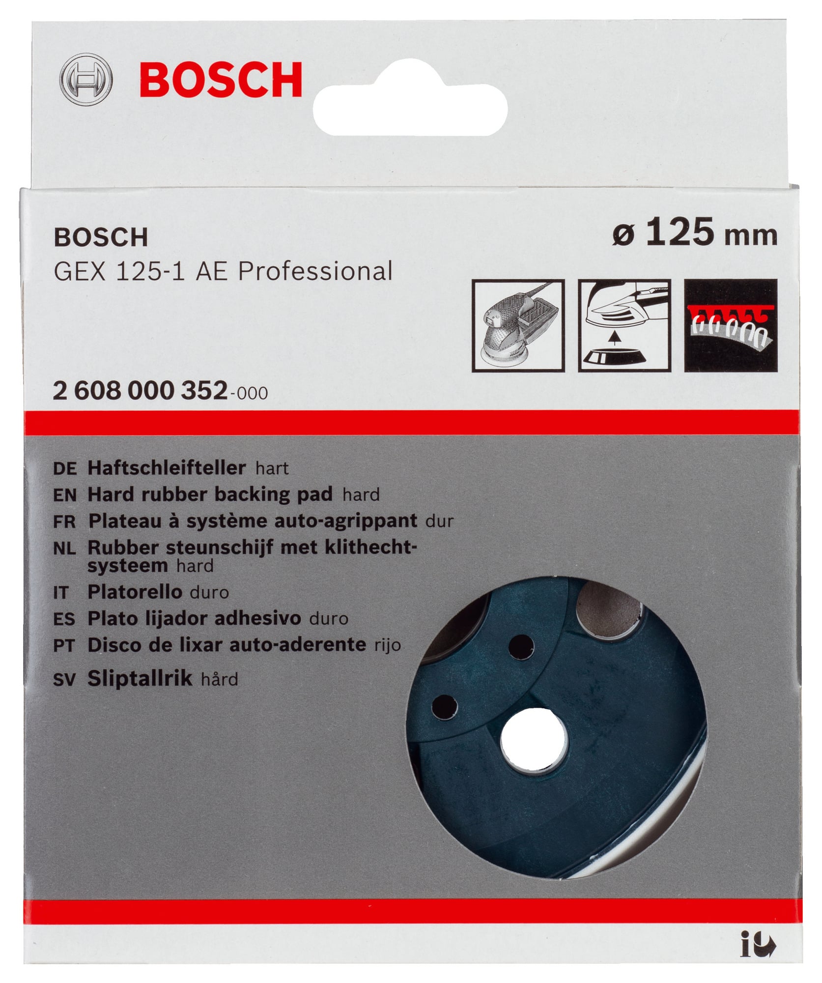 SLIPRONDELL HÅRD GEX125-1AE - Bosch