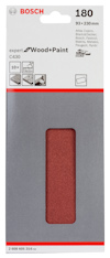 Slipark Bosch Expert C430, 180 korn, 93x230 mm, 10-pack för trä och färg.