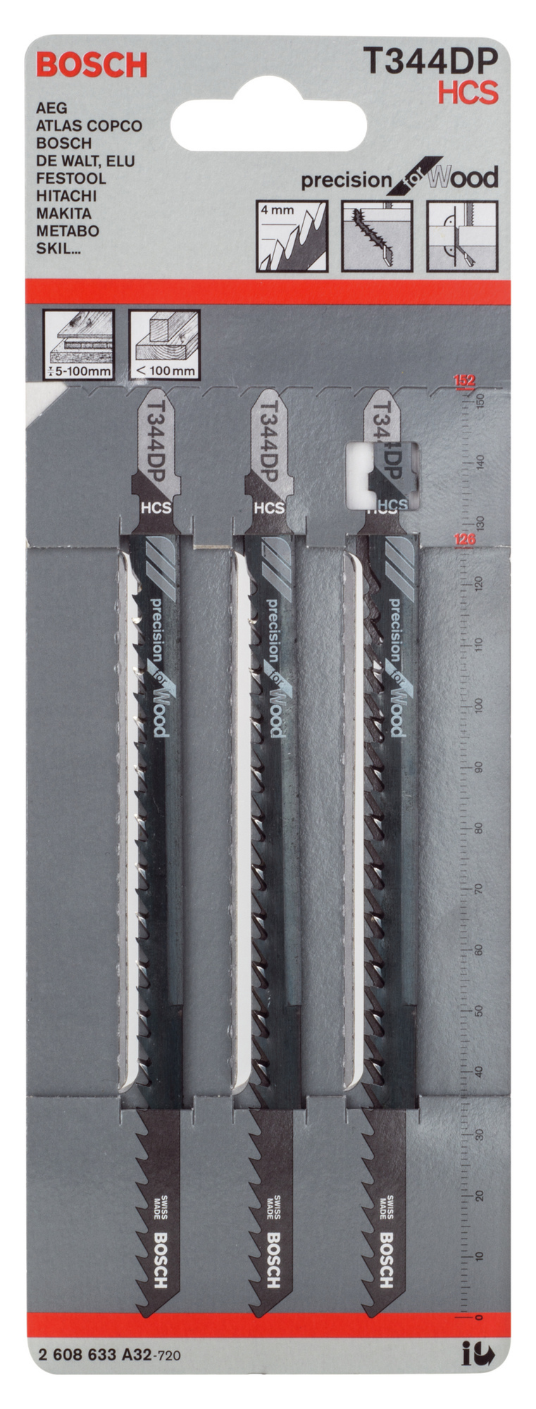 STICKSÅGBLAD T344DP 3ST - Bosch