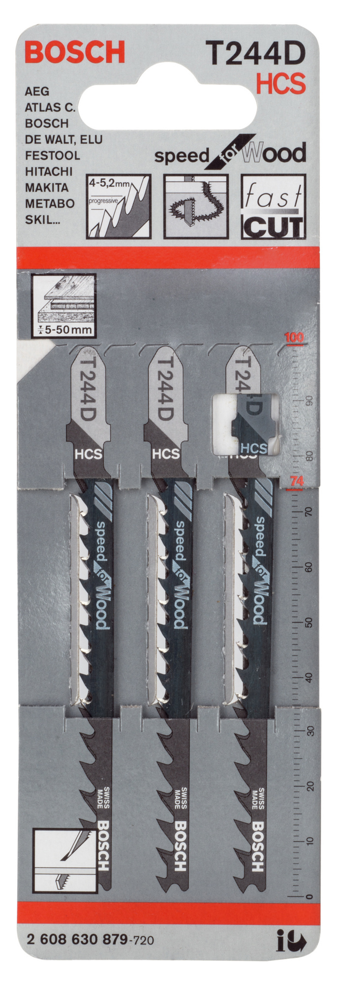 STICKSÅGBLAD T244D 3ST - Bosch