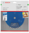 Förpackning med Bosch cirkelsågklinga; blå klinga för trä, expert-serien, 165 mm diameter, lång livslängd.