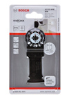 Förpackning med Bosch Starlock BIM skärblad, text inkluderar "AIz 32 APB" och "www.starlock.com".