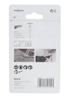 Förpackning från Bosch för Starlock, Starlock Plus och Starlock Max multiverktygstillbehör, med instruktioner och illustrationer.