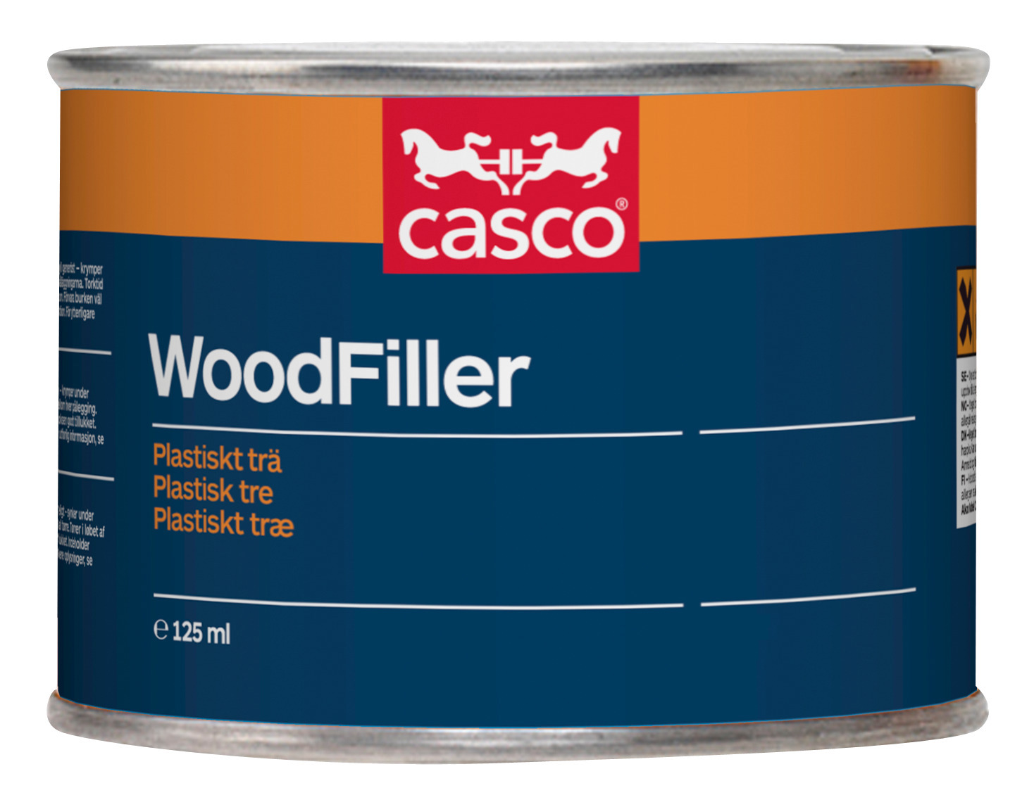 TRÄLAGNINGSMASSA PLASTISKT TRÄCASCO NATUR/FURU 125 ML - Casco