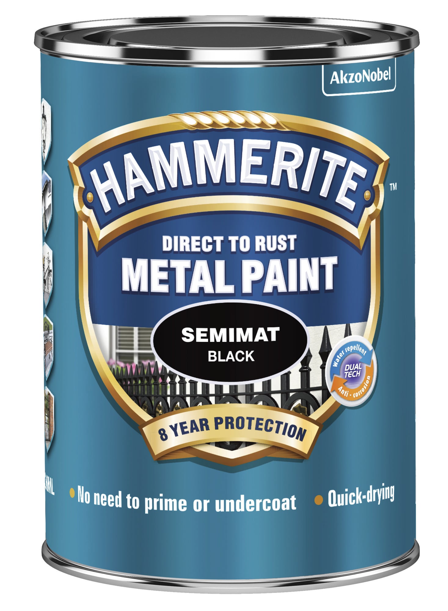 METALLFÄRG SEMIMAT FINISH HAMMERITE - Hammerite