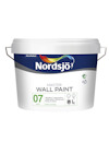 Färgbehållare med texten "Nordsjö Master Wall Paint 07 Matt".