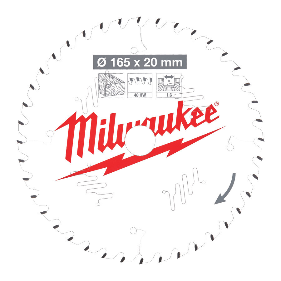 CIRKELSÅGKLINGA W165X20X1.6X40 - Milwaukee