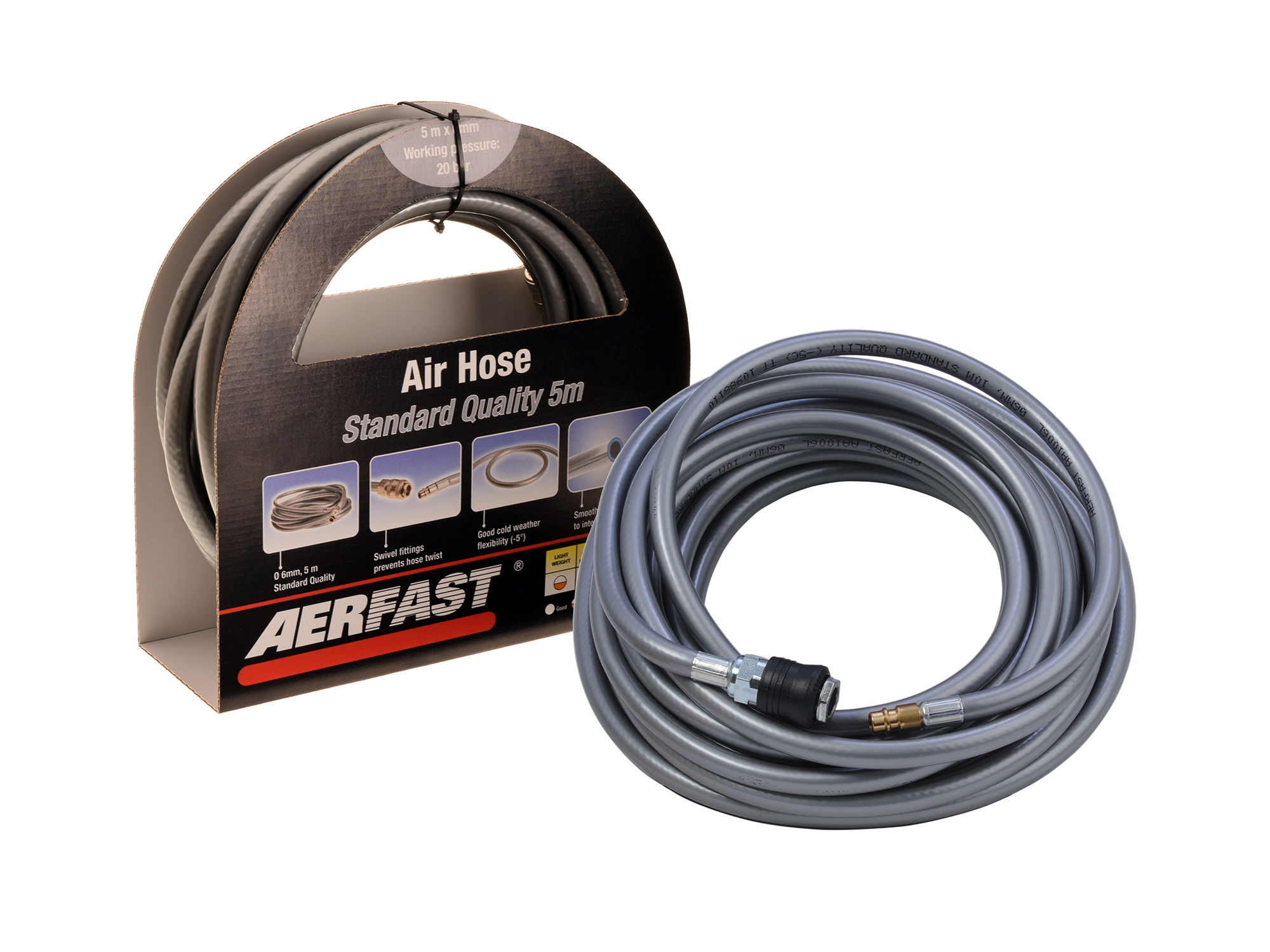 SLANGSATS AA1006L STANDARD -5GR 6MM 10M - 