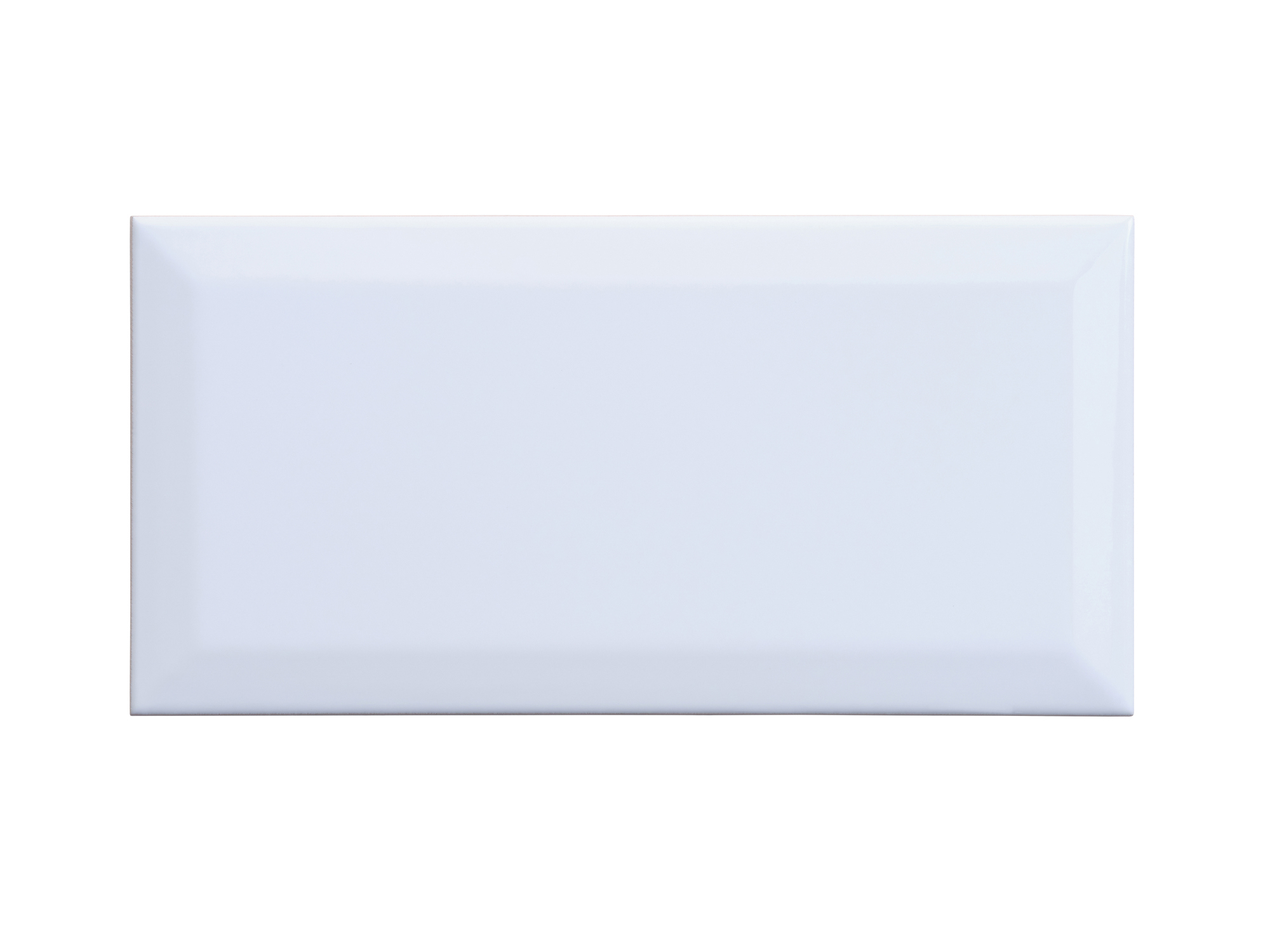 KAKEL BISELADO VIT BLANK 10X20CM - Konradssons Kakel