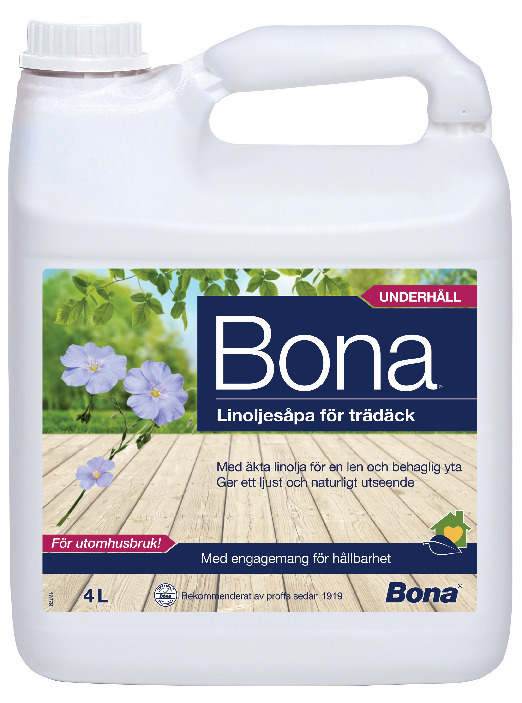 LINOLJESÅPA FÖR TRÄDÄCK 4 L - Thomee