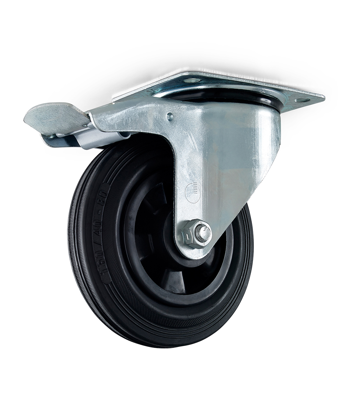 CONTAINERHJUL 5816 BROMS Ø160 MM SVART - Habo