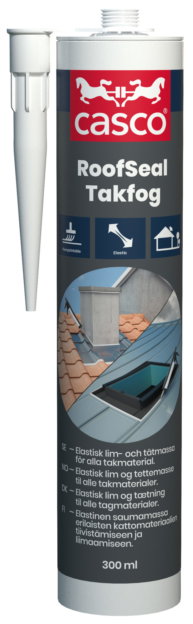 FOGMASSA CASCO ROOFSEAL TAKFOG 300 ML - Casco