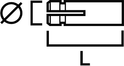 SLAGANKARE ESA ELFÖRZINKAD BETONG M16 25ST