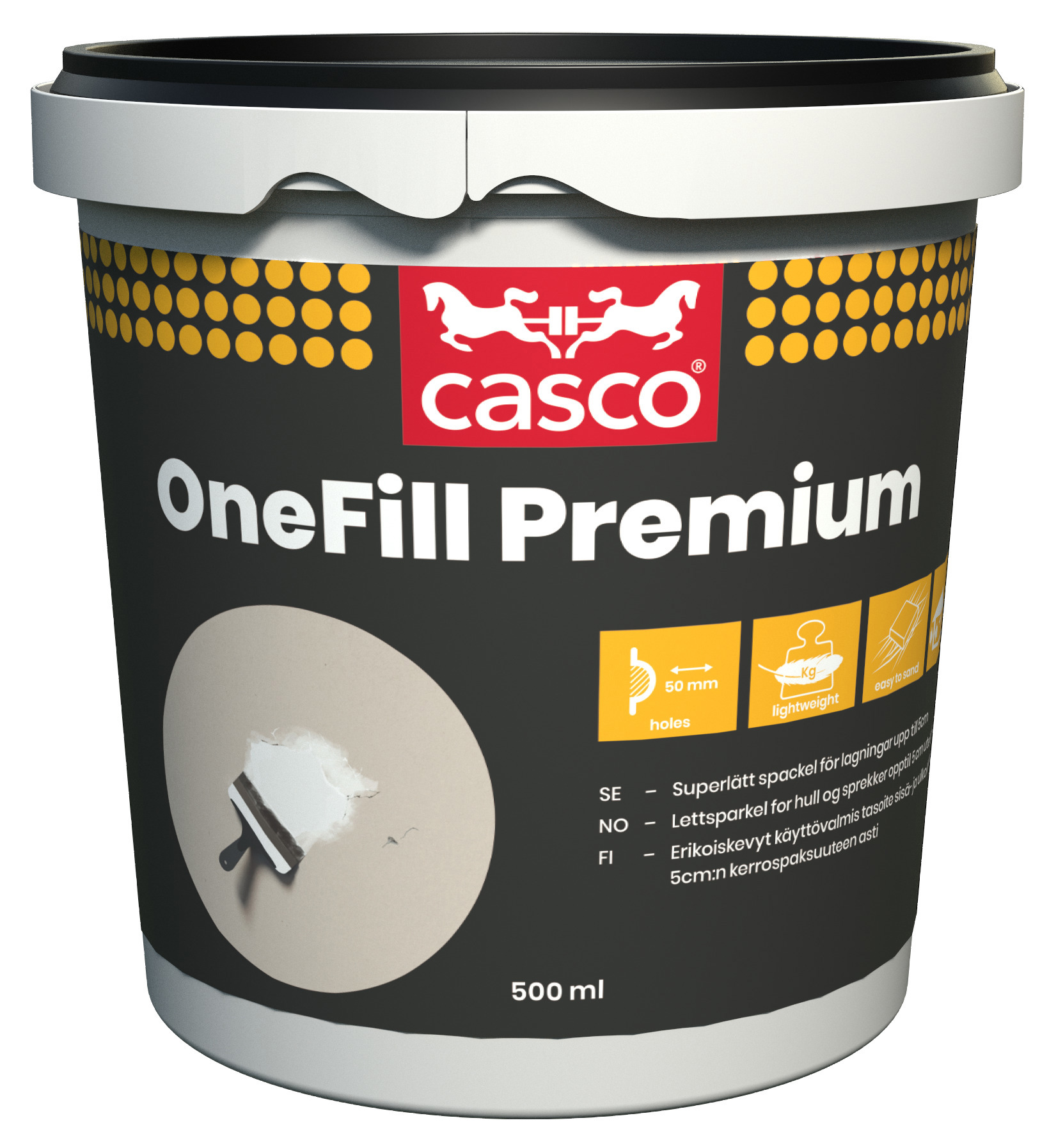 VÄGGSPACKEL CASCO ONE FILL PREMI 500ML - Casco