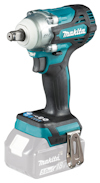 Sladdlös Makita mutterdragare med blå och svart design, 18V batteri synligt längst ner.