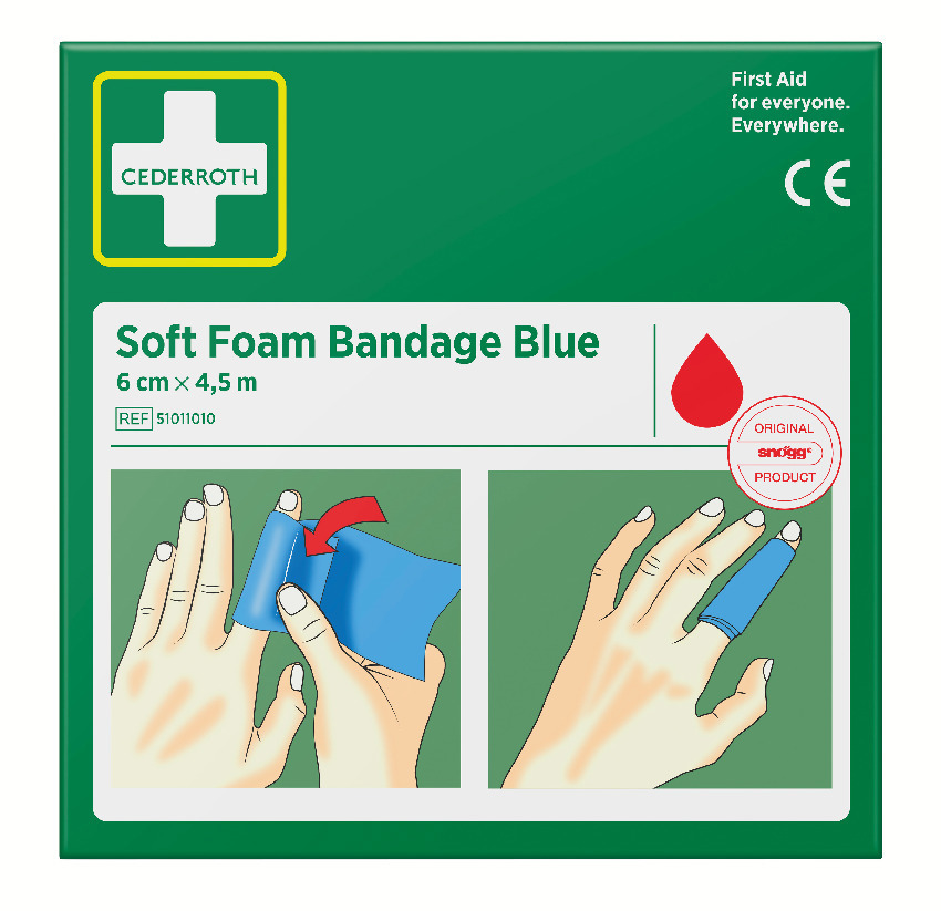 SOFT FOAM BANDAGE 6CM X 4,5 M - Cederroth