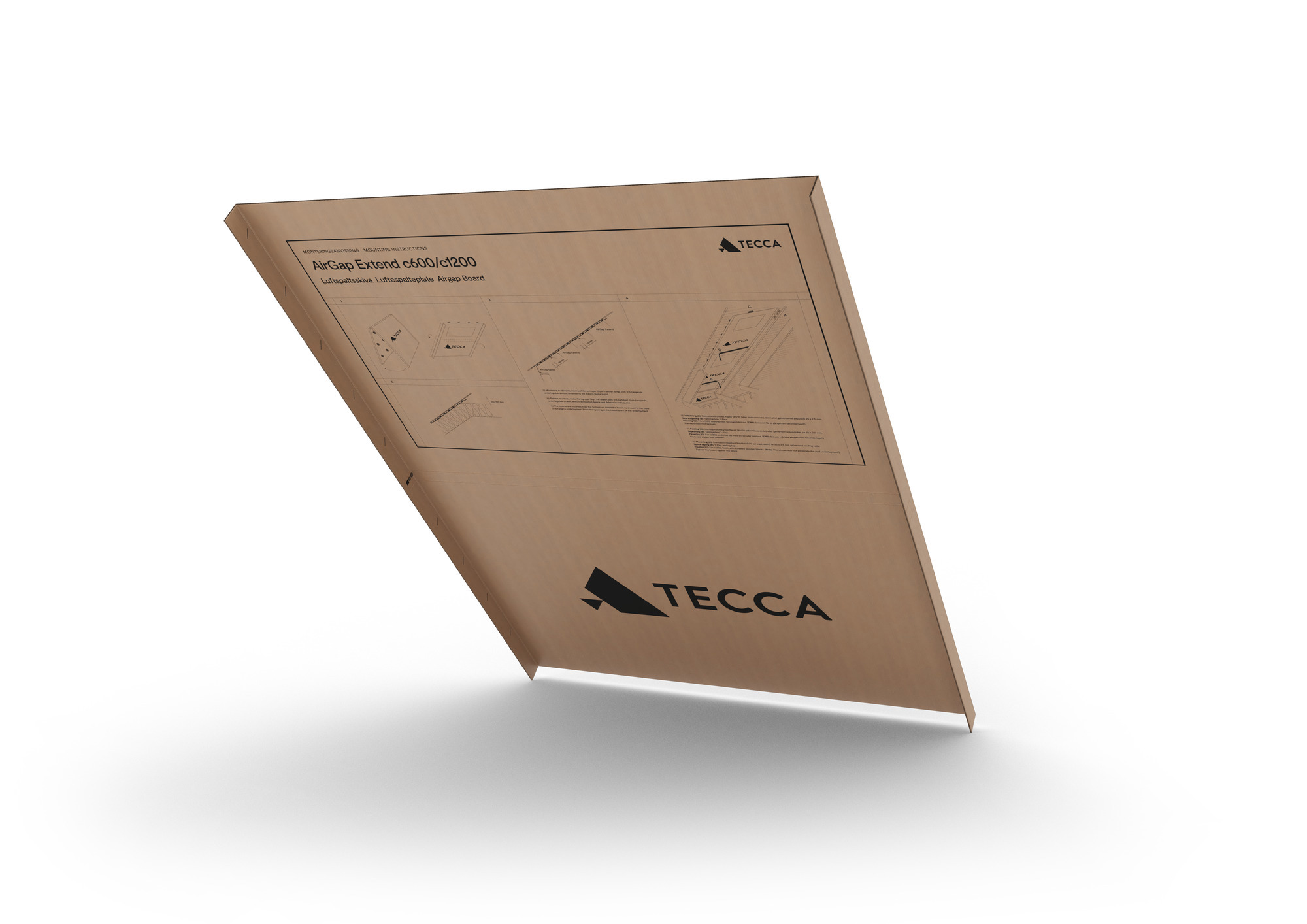 LUFTSPALTSSKIVA, AIRGAP EXTENDC1200 DISTANS 30 MM - TECCA