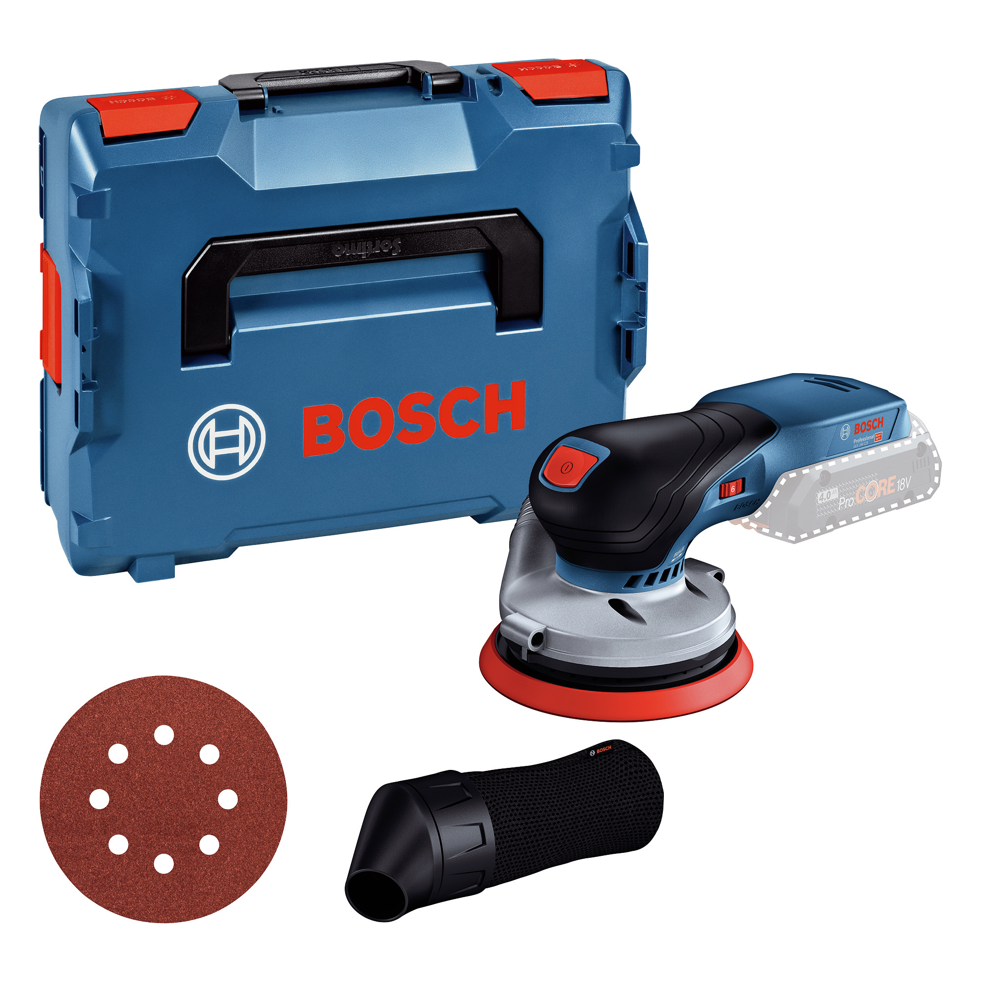 EXCENTERSLIP GEX 18V-125 SOLO L-BOXX - Bosch