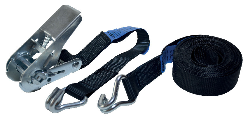 SPÄNNBAND 25MM 0,3+4,7M 800 KG SVART - Fasty