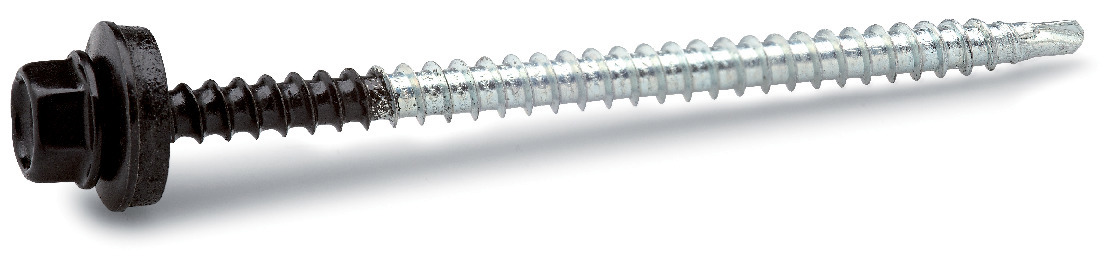 FARMARSKRUV 4,8X80 MM SEXKANTSKALLE MED FLÄNS - FAST