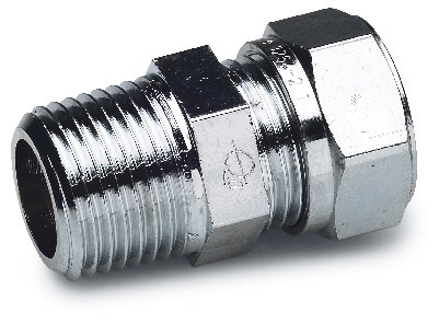 KLÄMRINGSKOPPLING RAK UTVÄNDIG FÖRKROMAD - Bårebo