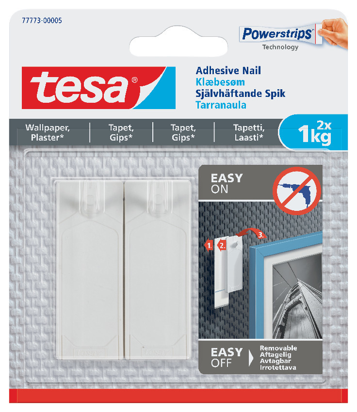 SJÄLVHÄFTANDE SPIK FÖR TAPET OCH PUTS - Tesa