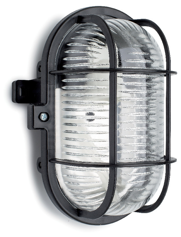 GALLERARMATUR OVAL MED SKYDDSGALLER I PLAST IP44 - Bårebo