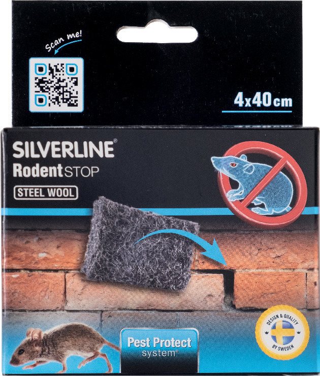 TÄTNING STÅLULL MUS&RÅTTA - Silverline