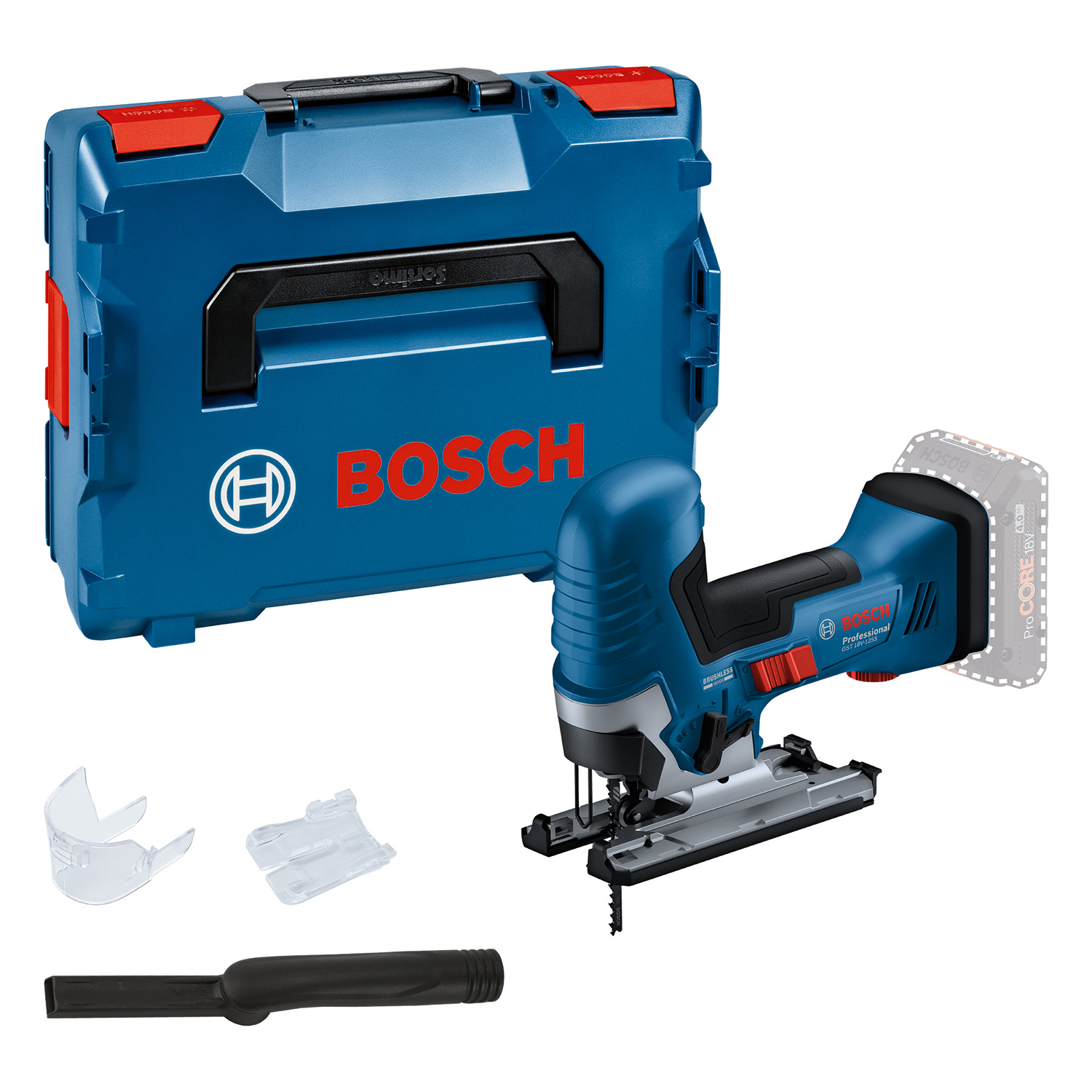 STICKSÅG GST 18V-125 S SOLO L-BOXX - Bosch