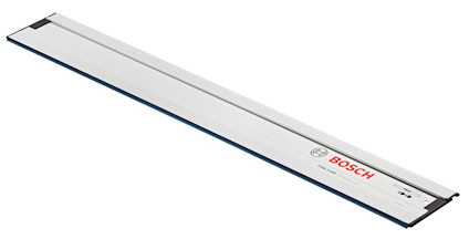 Silverfärgad Bosch FSN 1100 styrskena med svart kant.