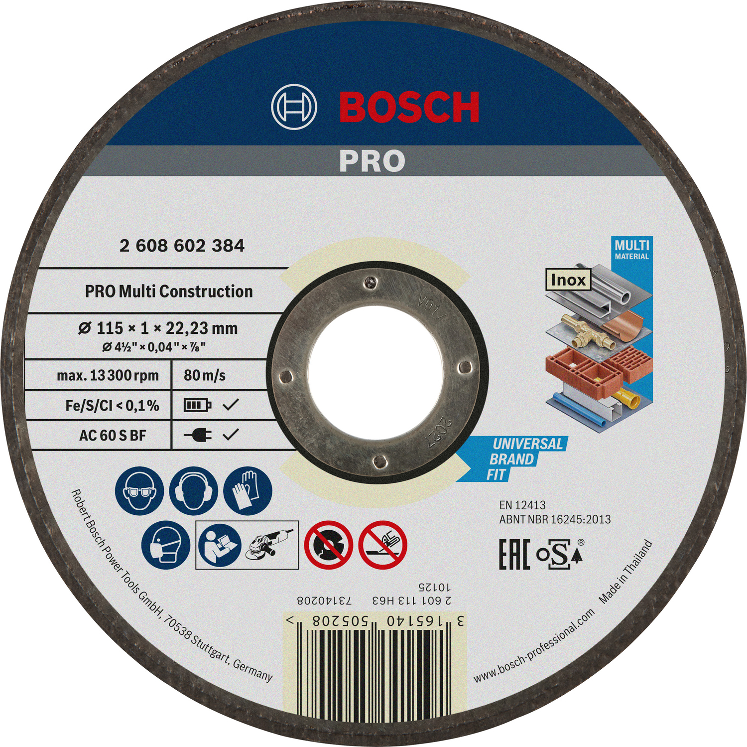 KAPSKIVA BOSCH MULTI CONSTRUCTION RAPIDO - Bosch