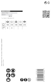 Förpackning med Bosch Expert, artikelnummer 2 608 580 419, innehåller produktsymboler och QR-kod.