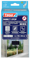 Förpackning med Tesa Insect Stop nät för fönster, mått 130 x 150 cm, med kardborrefäste.